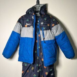 Skechers Youth Snow Set jacket and snow bibs